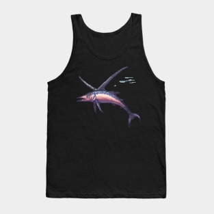 Swordfish in Pixel Form Tank Top